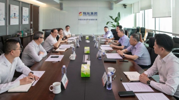 石培文董事長帶隊赴陜西旅游集團(tuán)考察交流