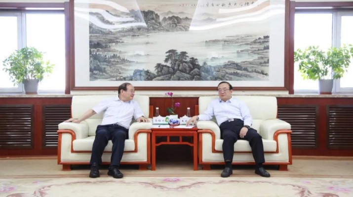 石培文董事長(zhǎng)拜訪(fǎng)甘肅省農(nóng)村信用社聯(lián)合社